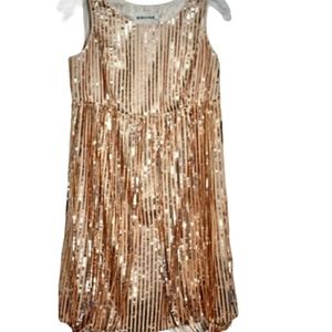 NWT Women's  Brose Blush Pink Sequin Formal Mini Dress 6